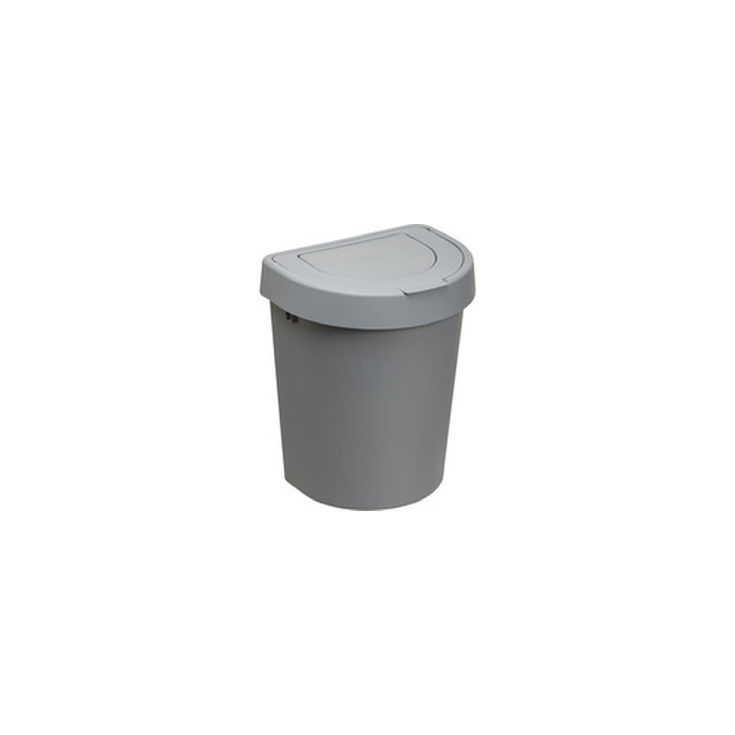 plast team Poubelle SEATTLE, 10 litres, argent