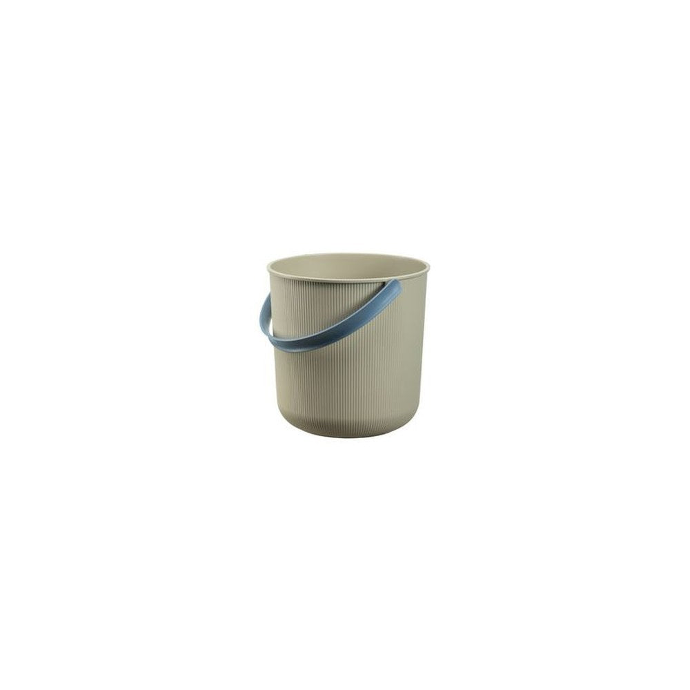 NHG Seau de rangement AKITA, 10 litres, bleu / beige clair