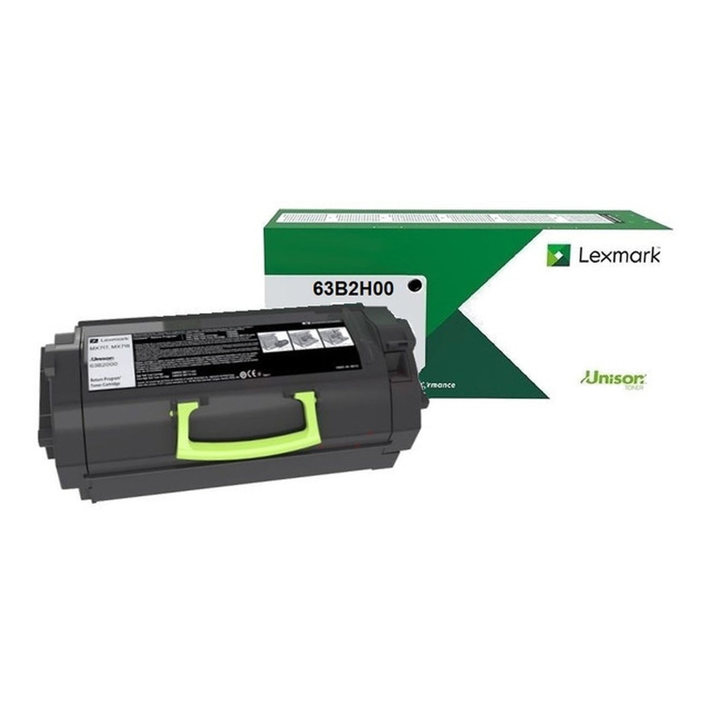 Toner d'origine Lexmark 63B2H00 - noir