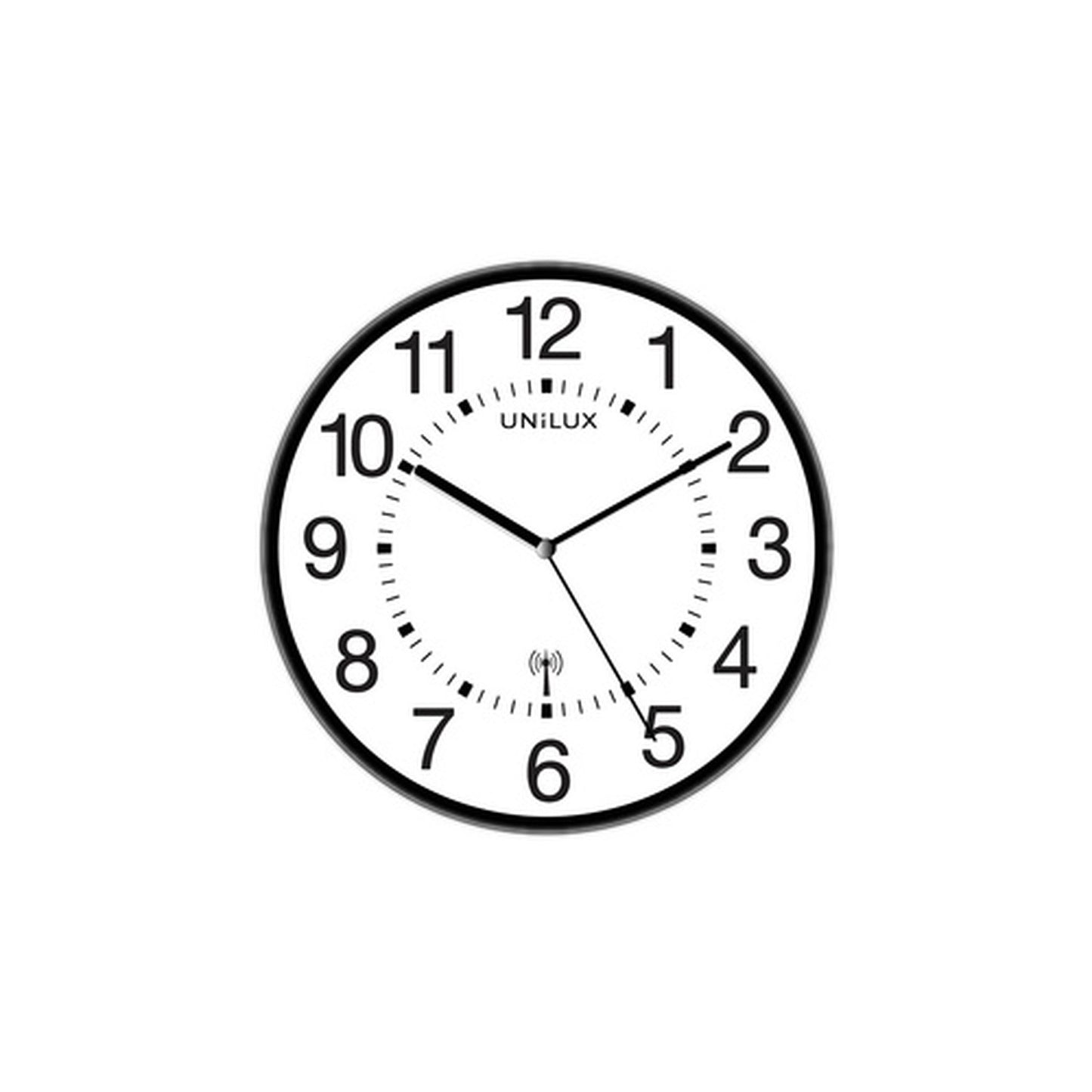 UNiLUX Horloge radio-pilotée "WAVE", noir