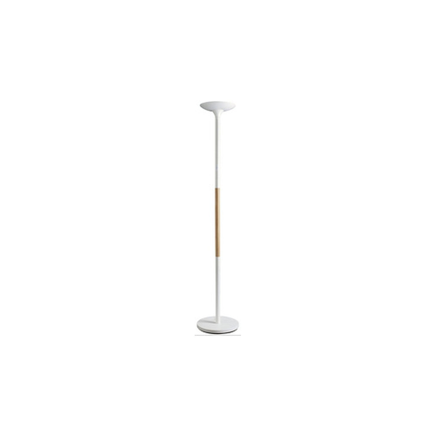 UNiLUX Lampadaire à LED PRYSKA, dimmable, hêtre/blanc