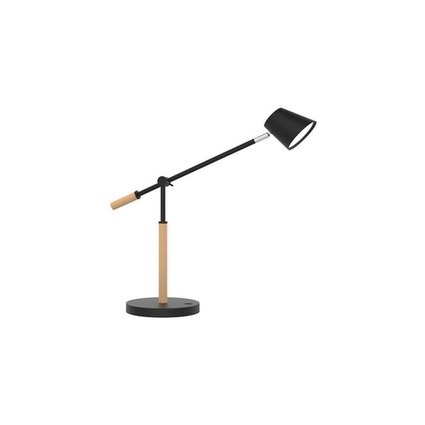 UNiLUX Lampe de bureau à LED VICKY, dimmable, hêtre/noir