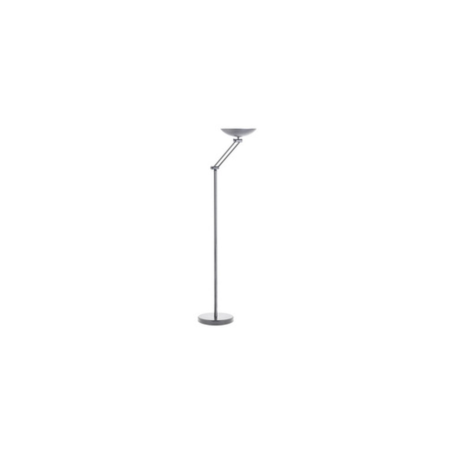 UNiLUX Lampadaire à LED DELY 2.0 ARTICULATED, gris métallisé