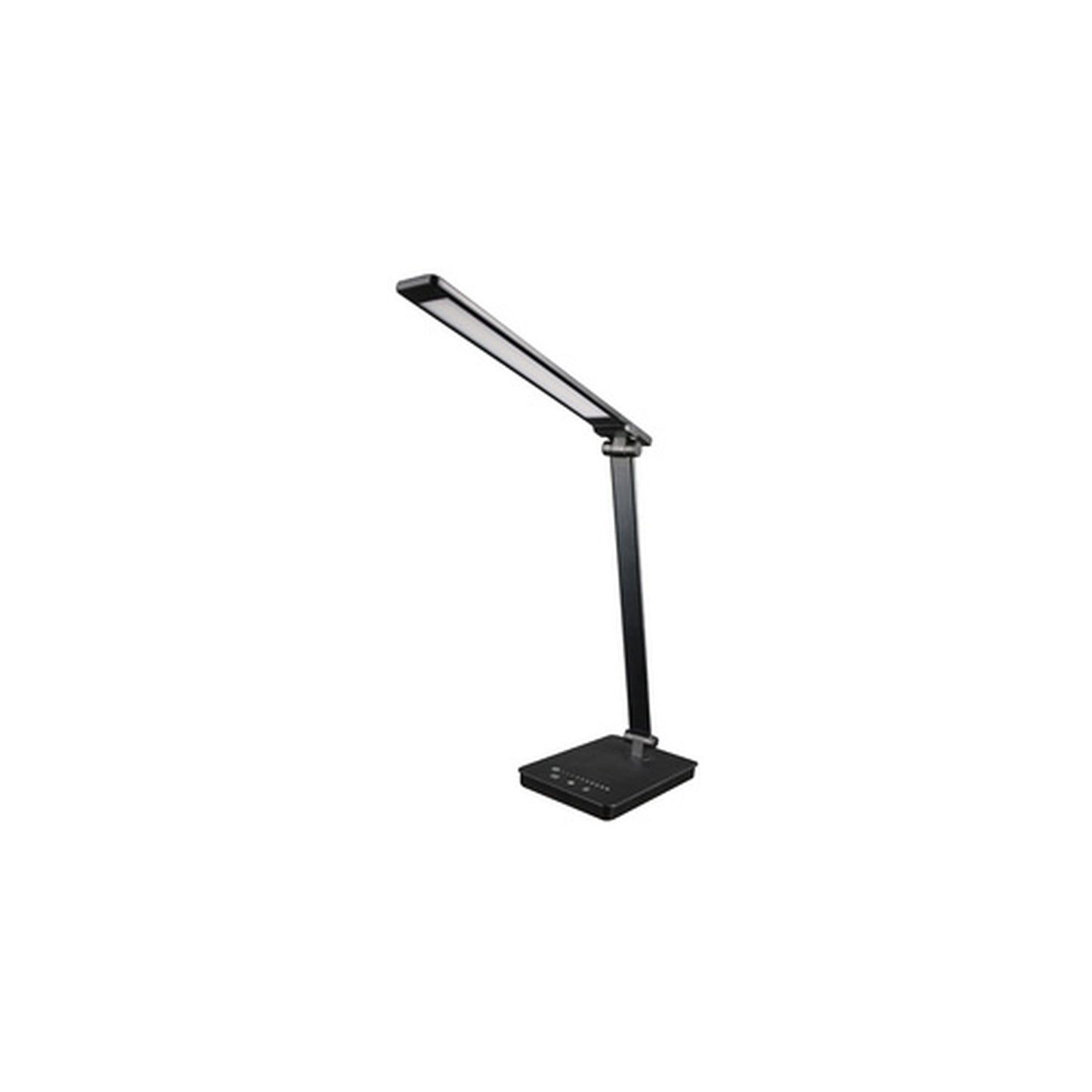 UNiLUX Lampe de bureau à LED NOVY, pied, noir