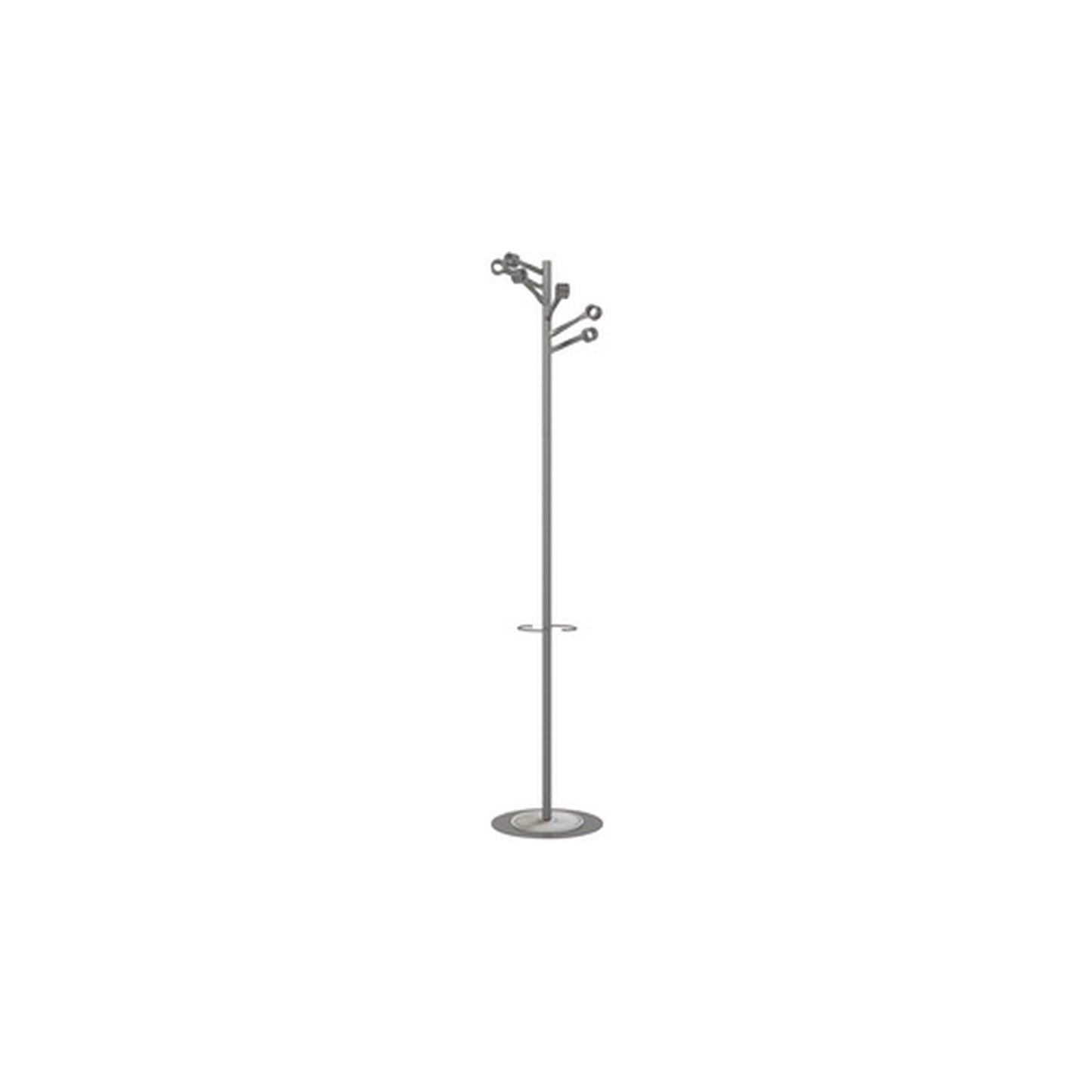 UNiLUX Portemanteau BOURGEON, (H)1.740 mm, gris métallisé