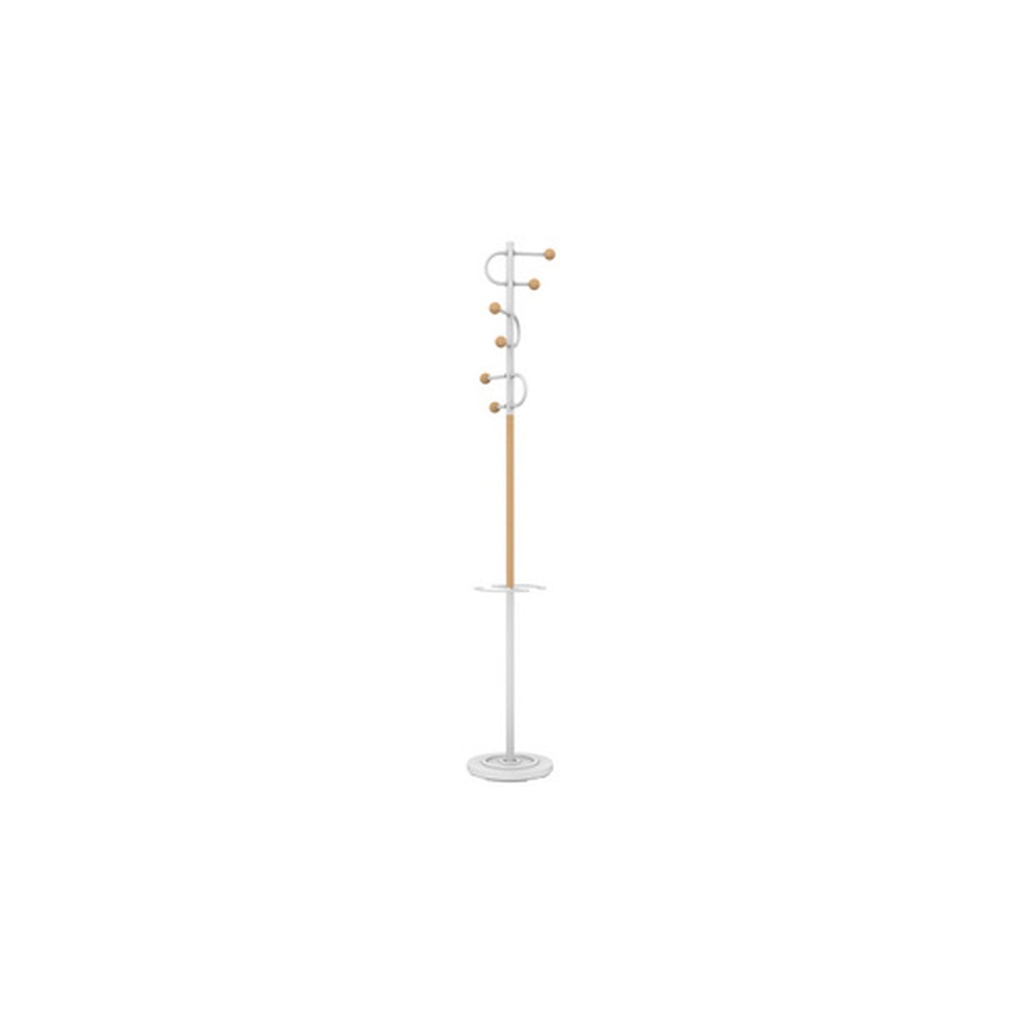 UNiLUX Portemanteau STUDIO, hauteur: 1.750 mm, blanc/rouge