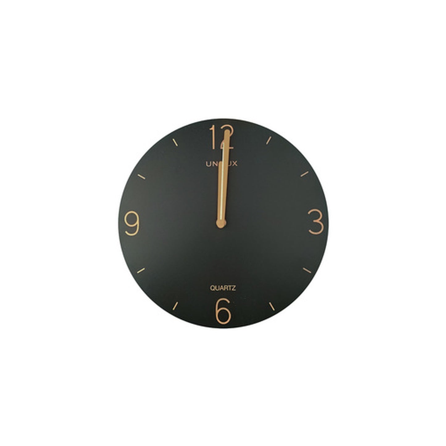 UNiLUX Horloge murale à quartz SAVANA, diamètre 300 mm, noir