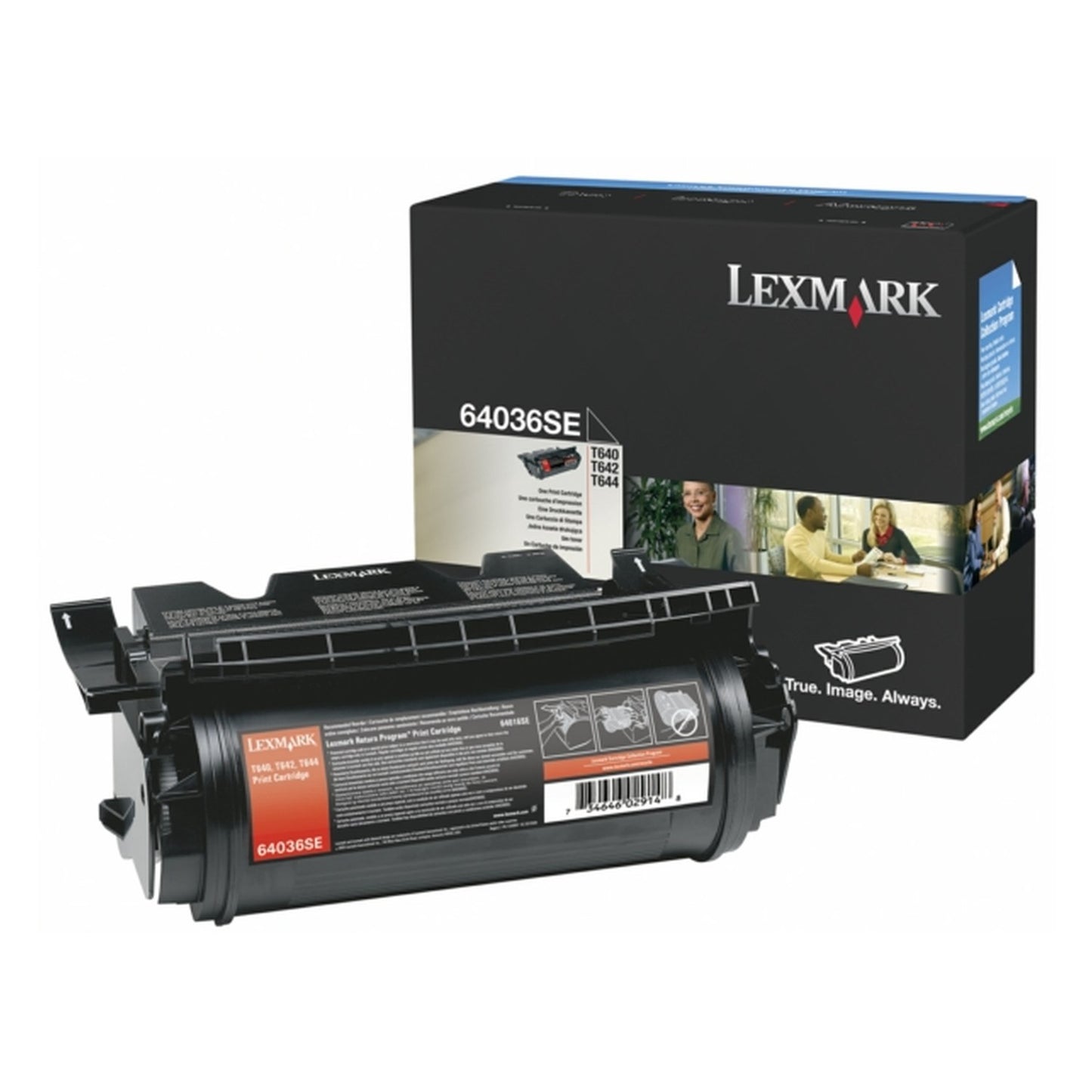 Toner d'origine Lexmark 64036SE - noir
