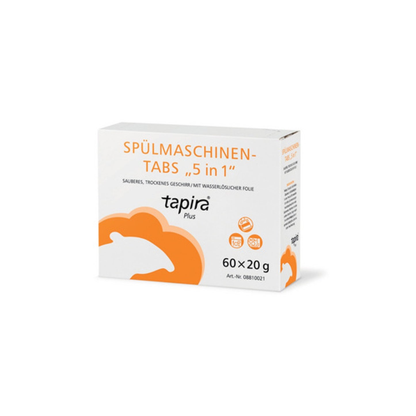 Tapira Plus Pastille pour lave-vaisselle 5 in 1, carton
