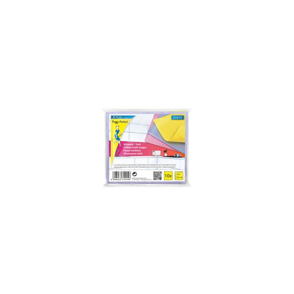 Peggy Perfect Chiffon multi-usage non-tissé, paquet de 10