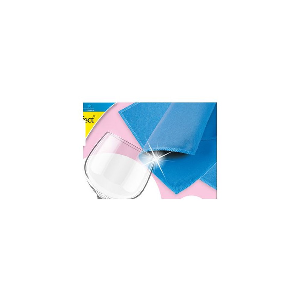 Peggy Perfect Chiffon microfibre pour verres, bleu