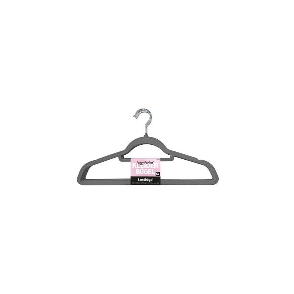Peggy Perfect Cintre "Velours" avec barre, pack de 6