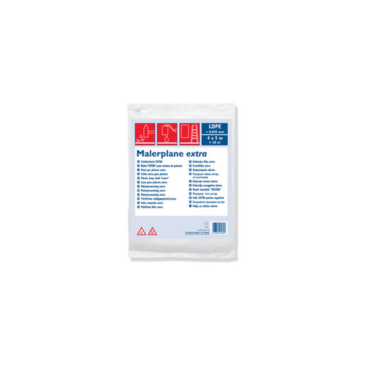 WESTEX Bâche pour travaux de peinture, LDPE, 30 microns