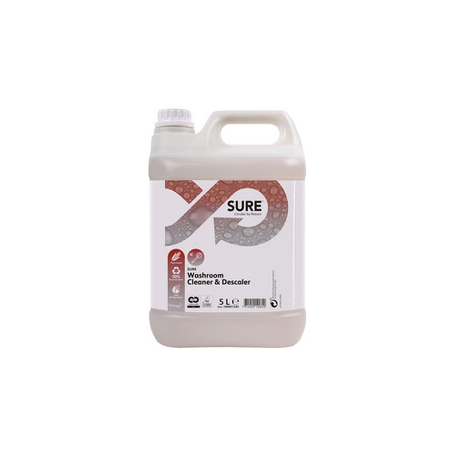 SURE Nettoyant sanitaire "Washroom Cleaner & Descaler", 5 L