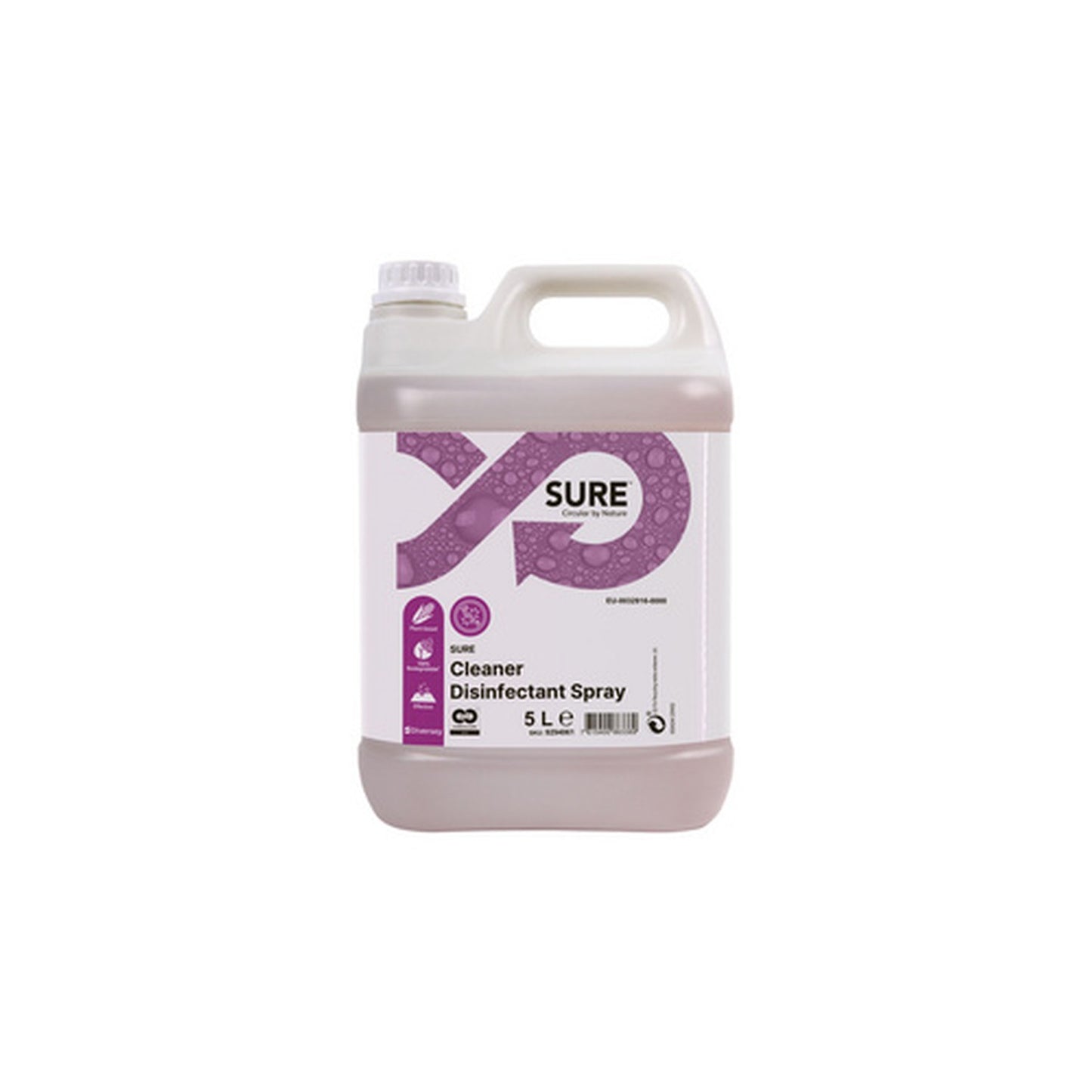 SURE Nettoyant désinfectant "Cleaner Disinfectant", 5 litres