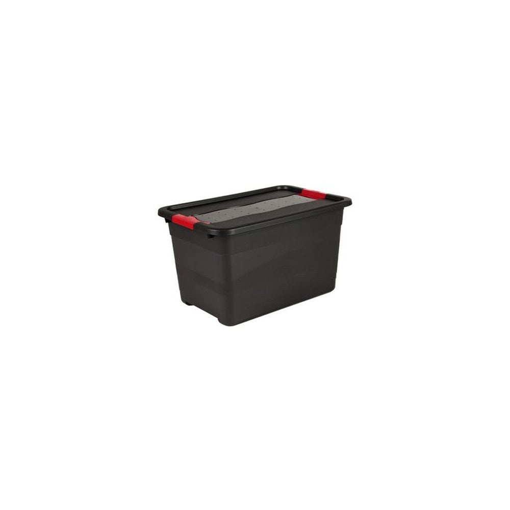 keeeper Boîte de rangement "eckhart", 52 L, graphite/rouge