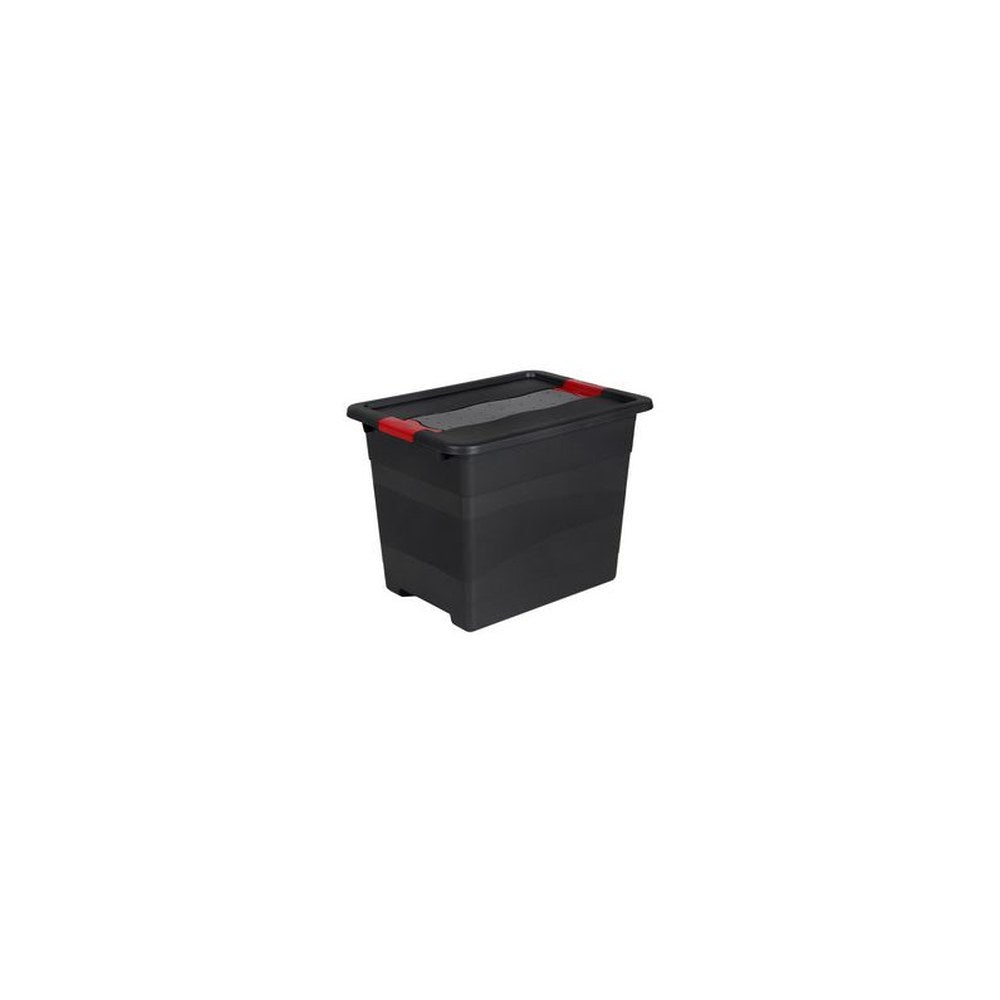 keeeper Boîte de rangement "eckhart", 24 L, graphite/rouge