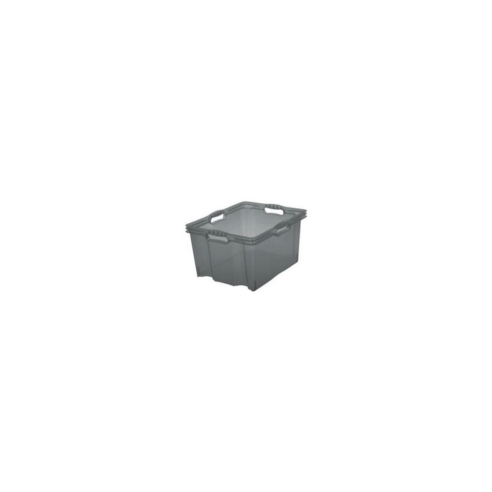 keeeper Boîte de rangement "franz", 24 litres, crystal-grey