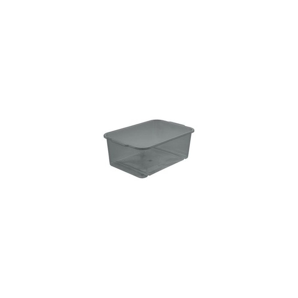 keeeper Bac de rangement "wilma", gris transparent