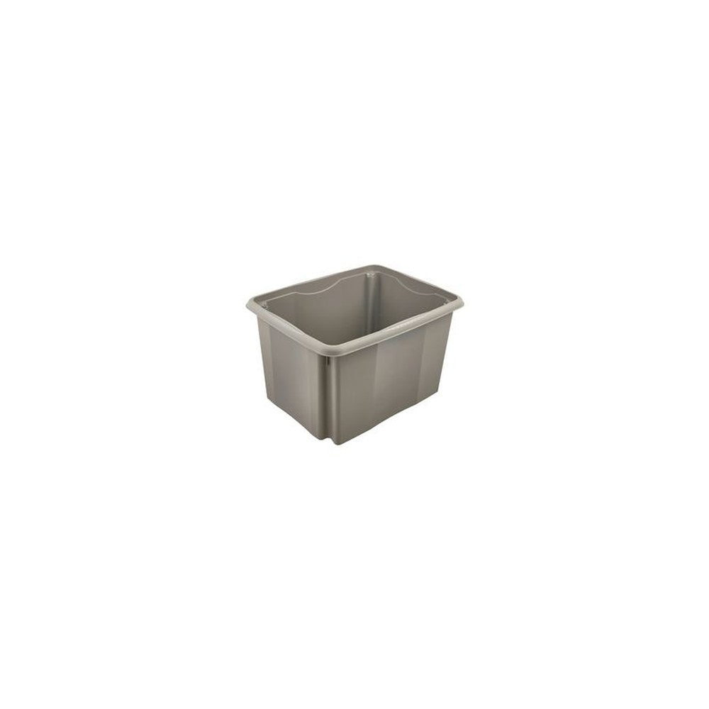 keeeper Boîte de rangement "emil eco", 24 litres, stone grey