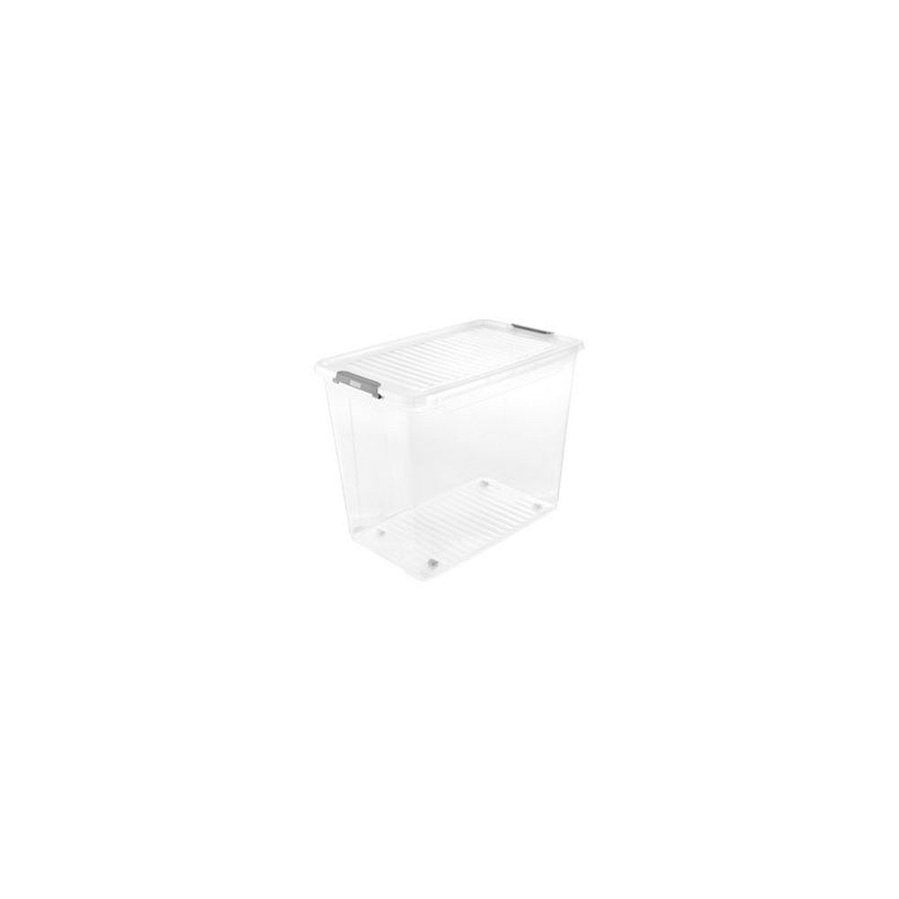keeeper Boîte de rangement "leo", 74 litres, transparent