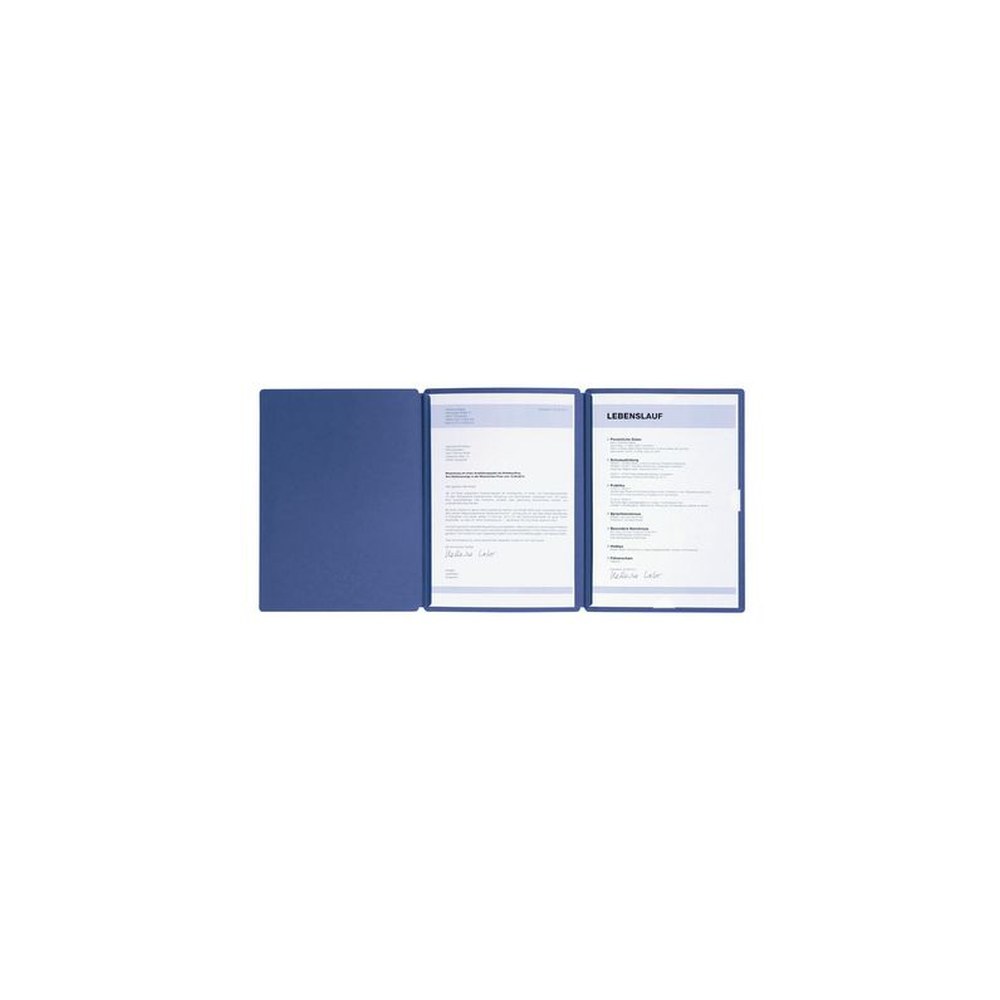PAGNA Bewerbungsmappe "Spirit", DIN A4, aus Karton, blau