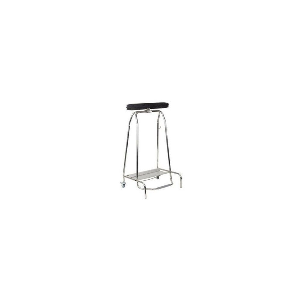 APS Support de sac poubelle QUICKSTEP, 120 litres, argent