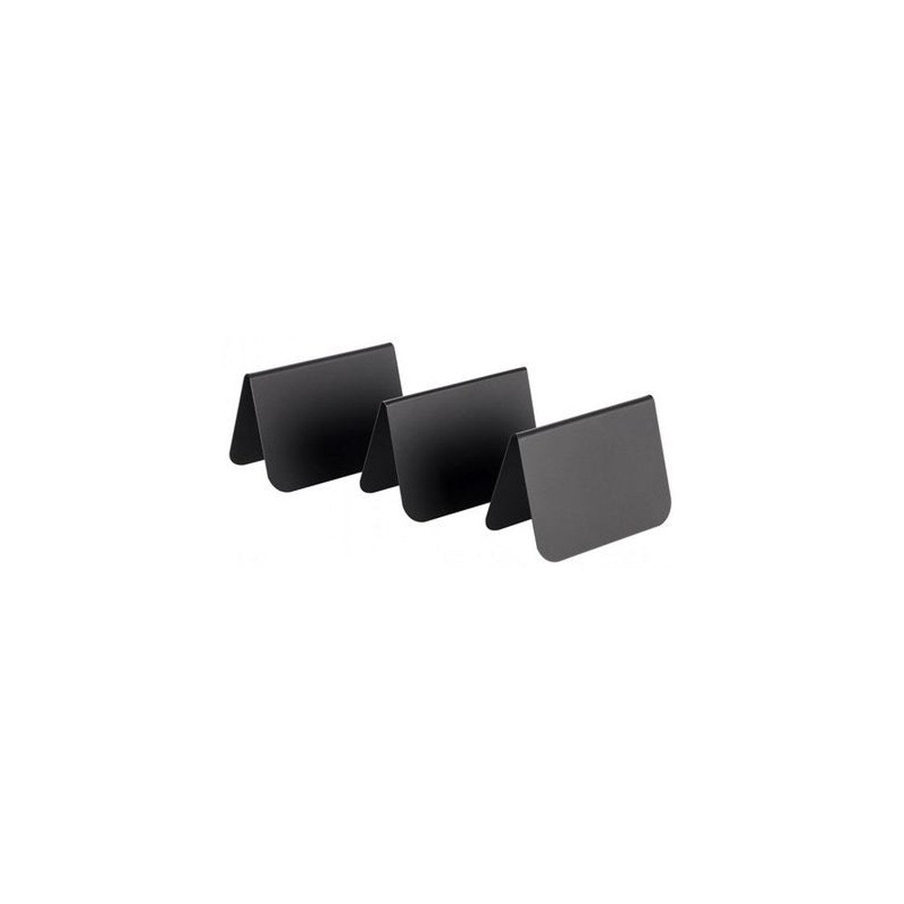 APS Présentoir de table, 75 x 35 x 50 mm, set de 10, noir