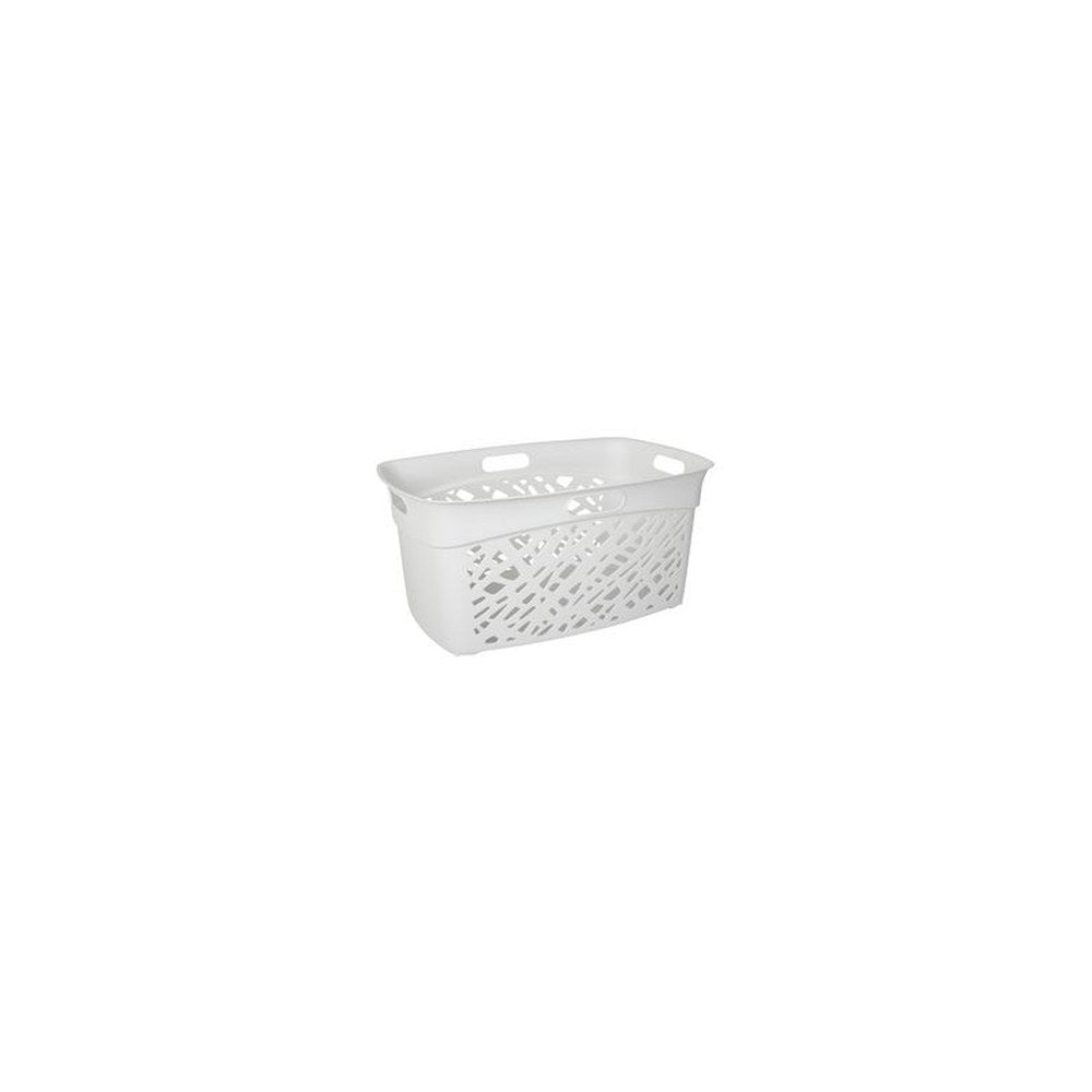EDA Corbeille à linge ALMERIA, 45 litres, PP, blanc