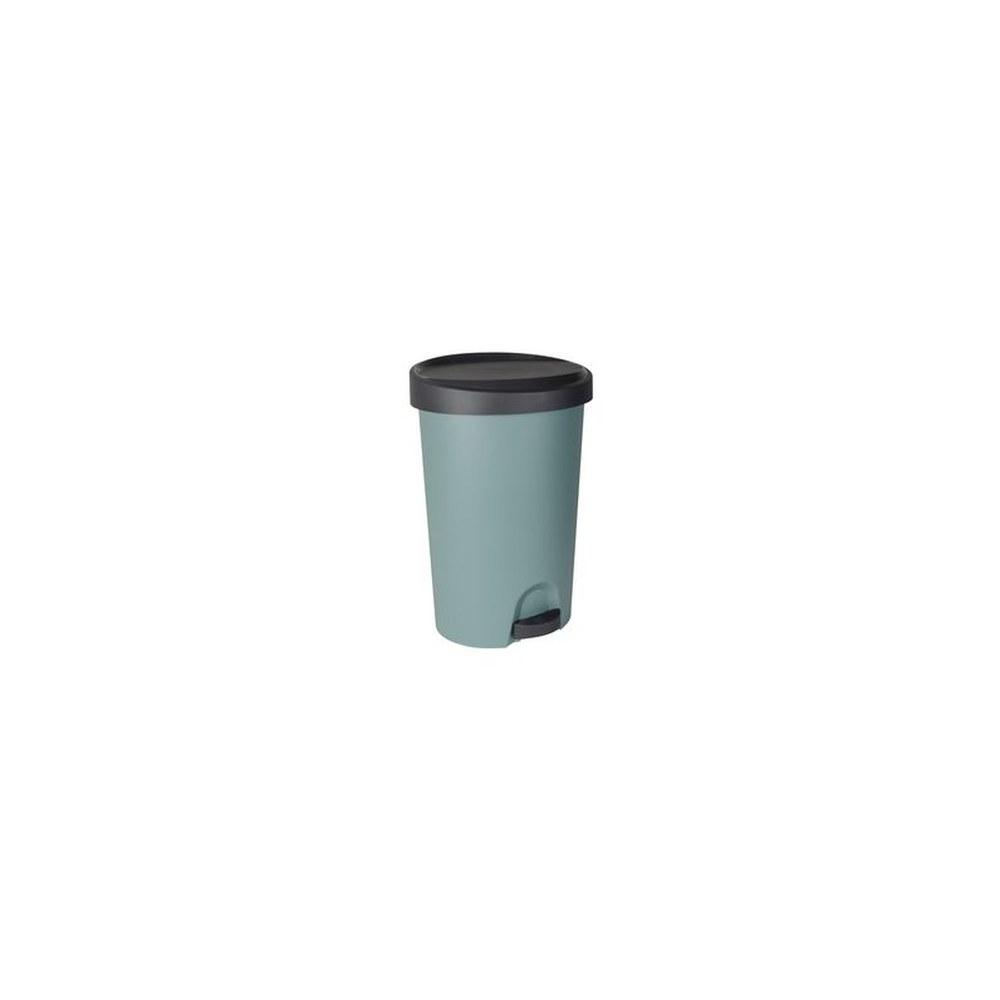 EDA Poubelle à pédale Stepy, 27 litres, PP, vert eucalyptus