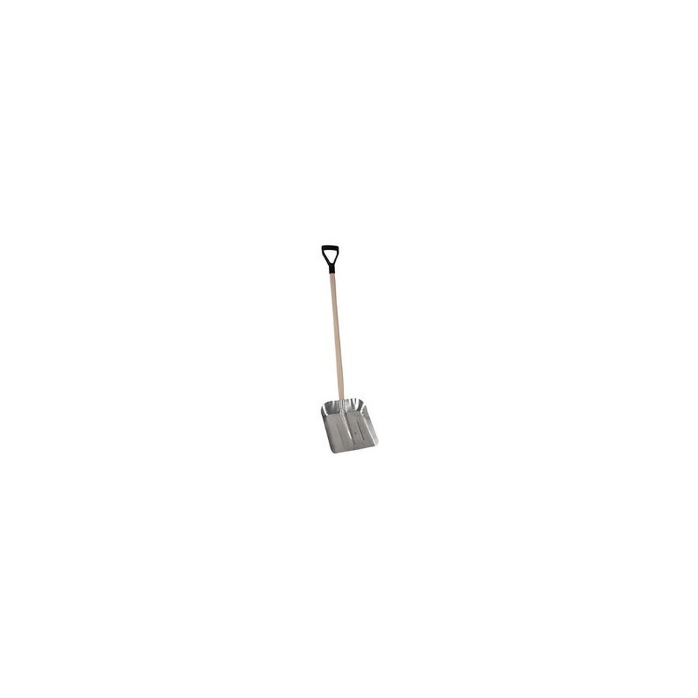 EDA Pelle avec manche en bois, largeur: 360 mm, argent