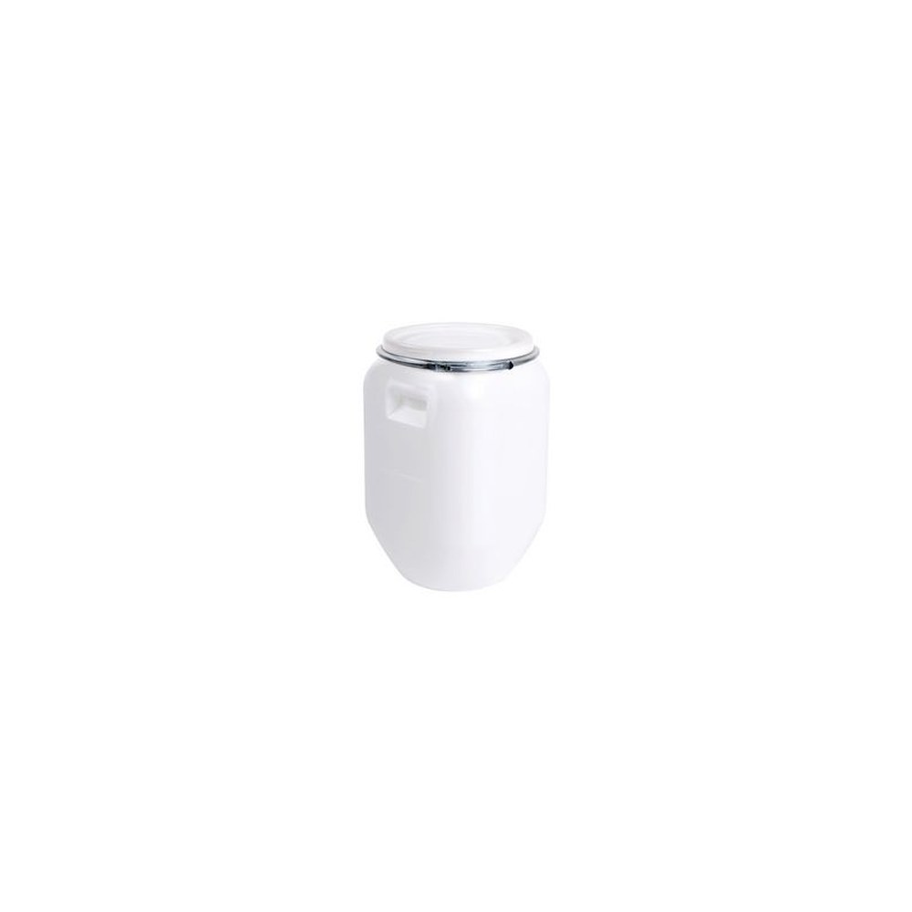 EDA Fût de stockage, 50 litres, plastique, blanc