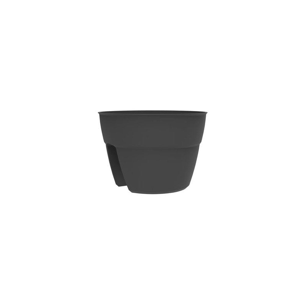 EDA Pot pour balustrade "OSAKA", diamètre 300 mm, anthracite
