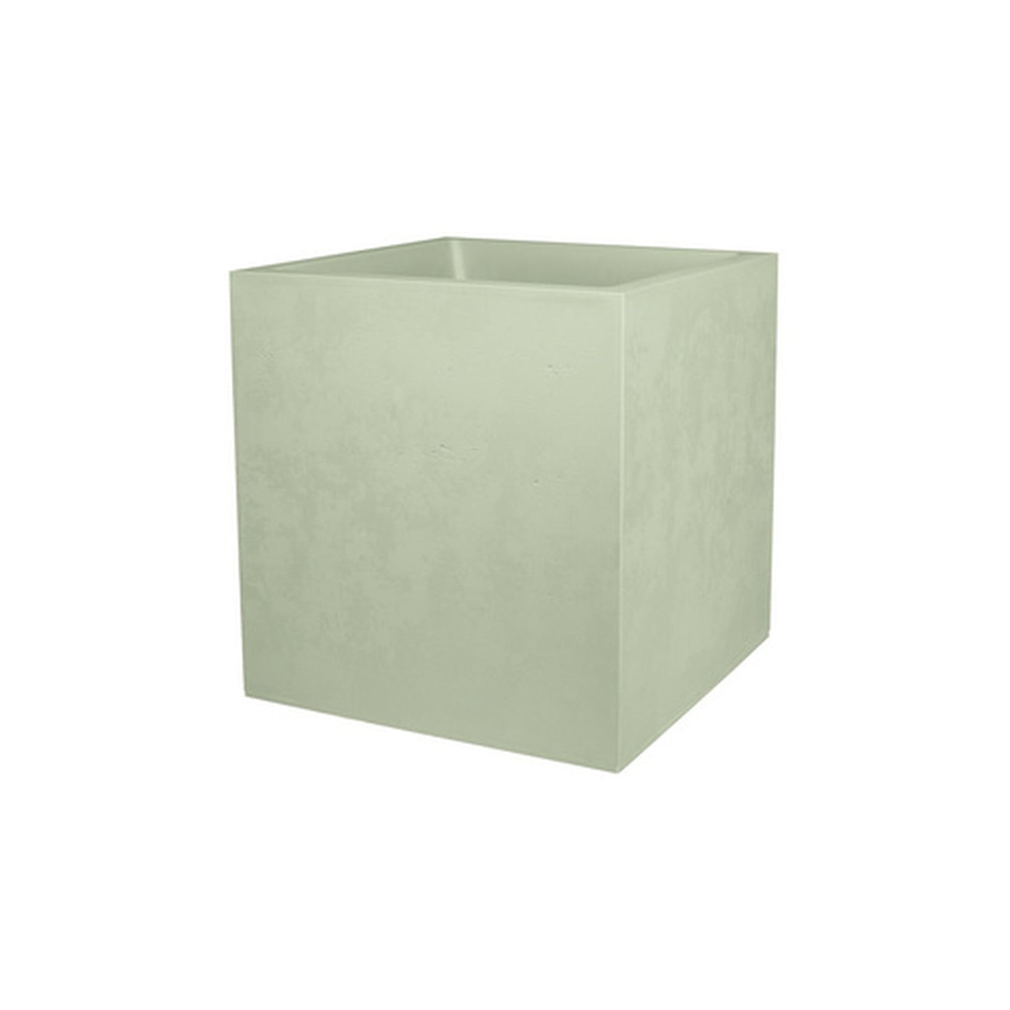 poétic Bac à plantes BASALT double paroi, 395 mm, vert amand