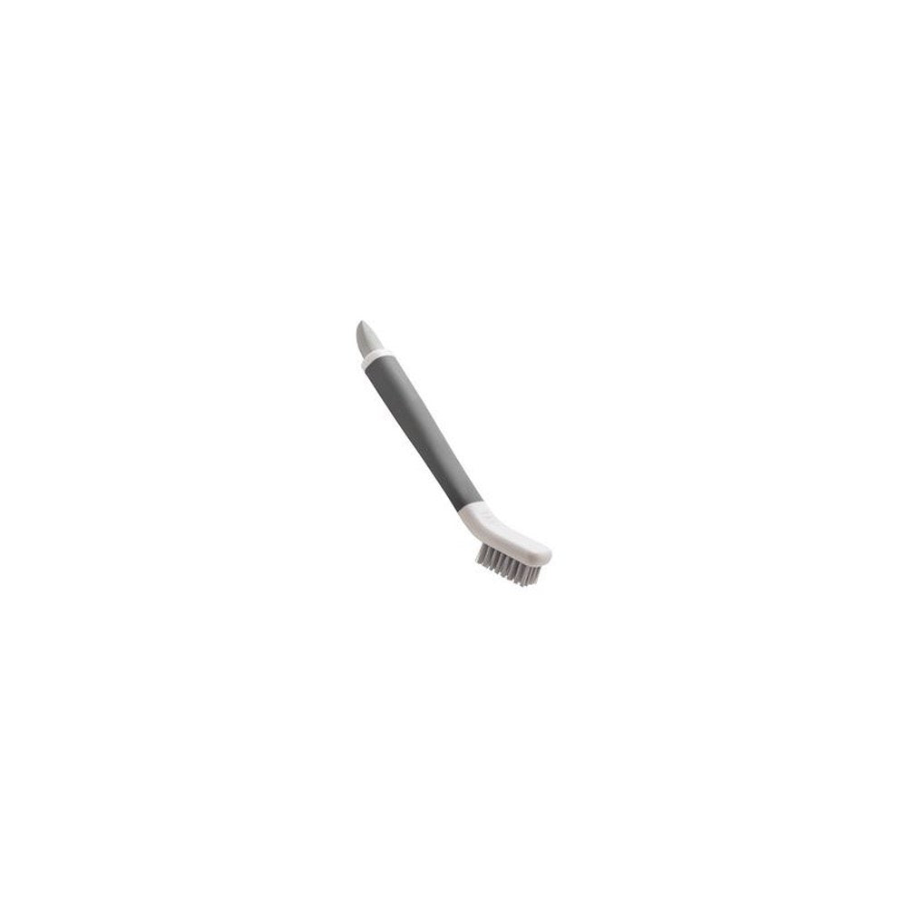metaltex Brosse/grattoir 2 en 1 pour joints, blanc/gris