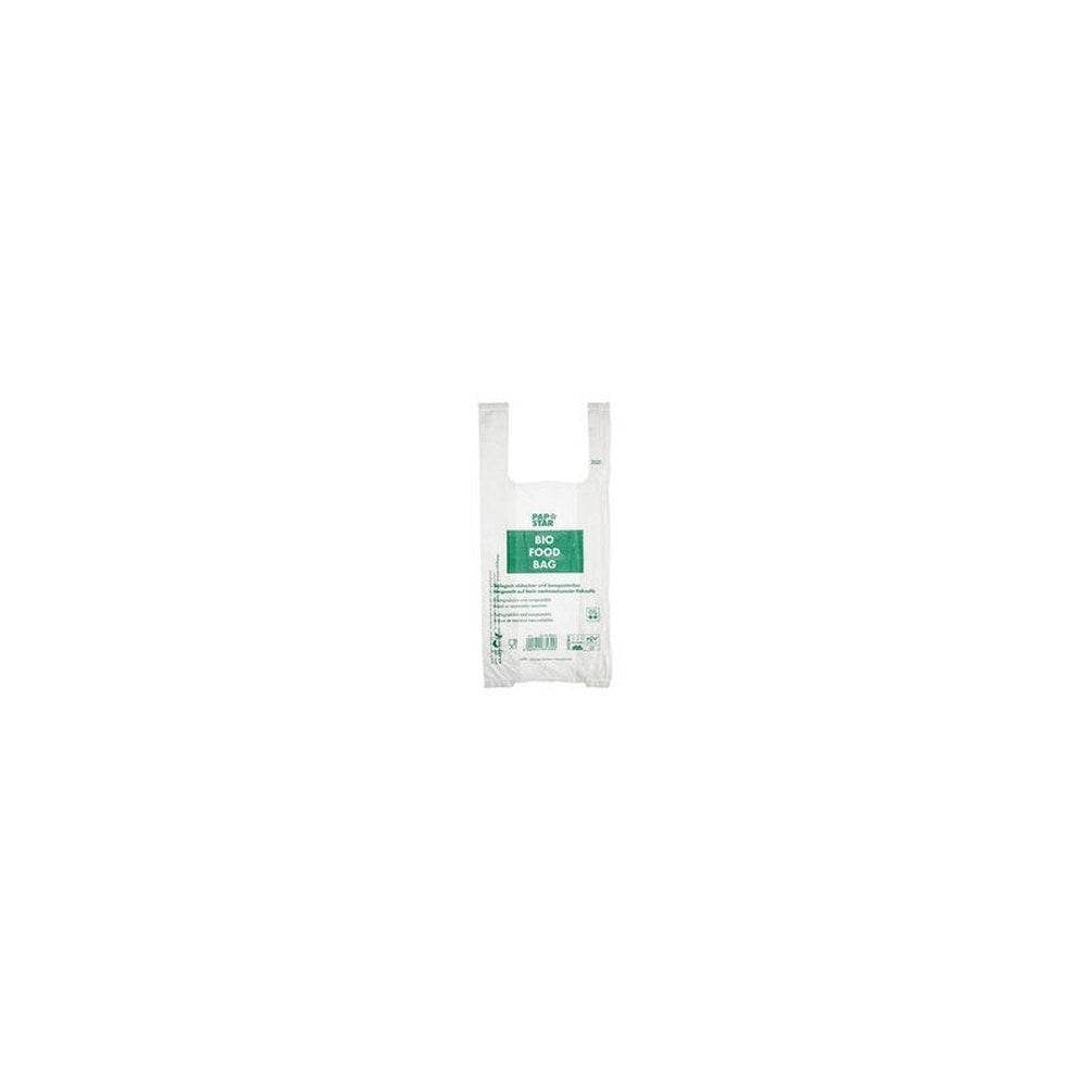 PAPSTAR Sac en plastique, en film bio, transparent