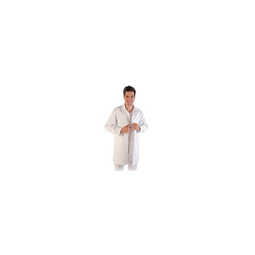 HYGOSTAR Blouse agroalimentaire conforme HACCP, S, blanc