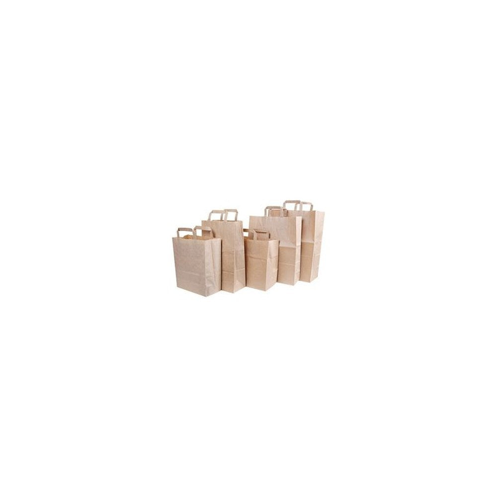 NATURE Star Sac en papier, 220 x 110 x 360 mm, brun