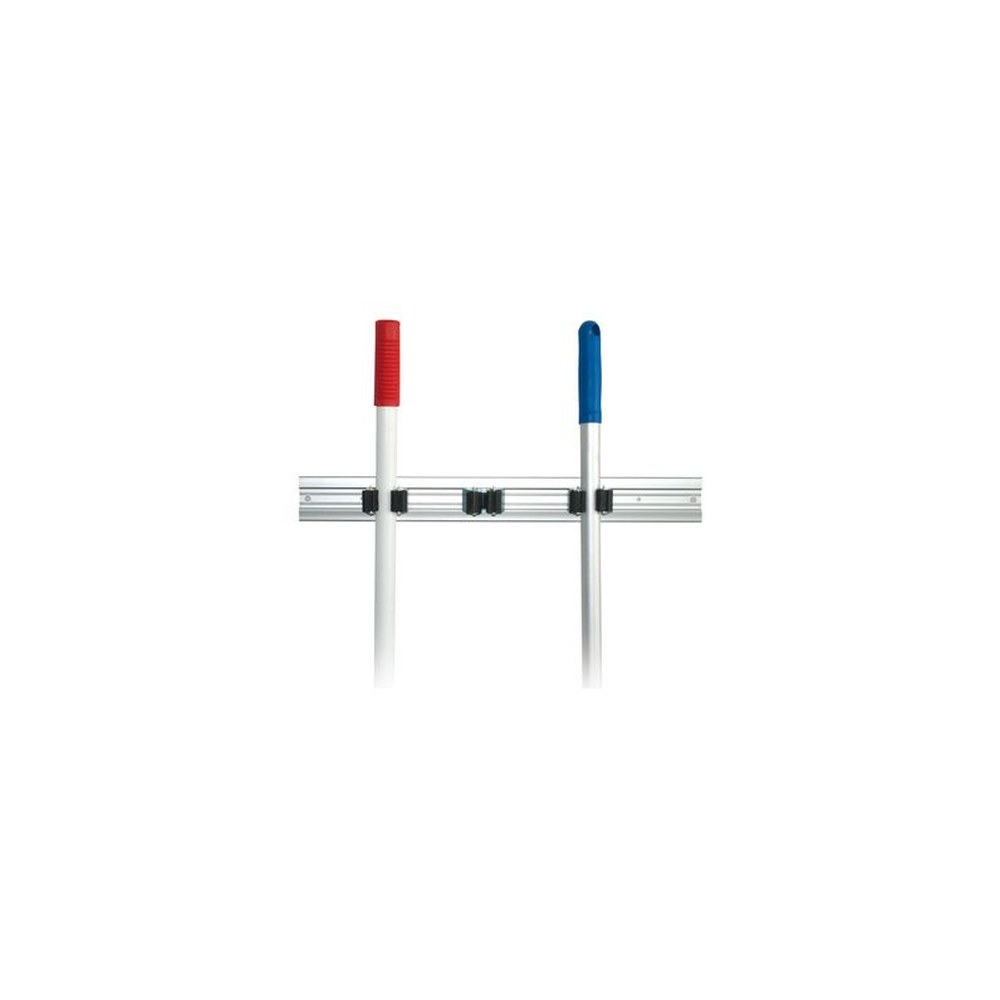 HYGOCLEAN Porte-balai TRIO, rail aluminium pour 3 manches