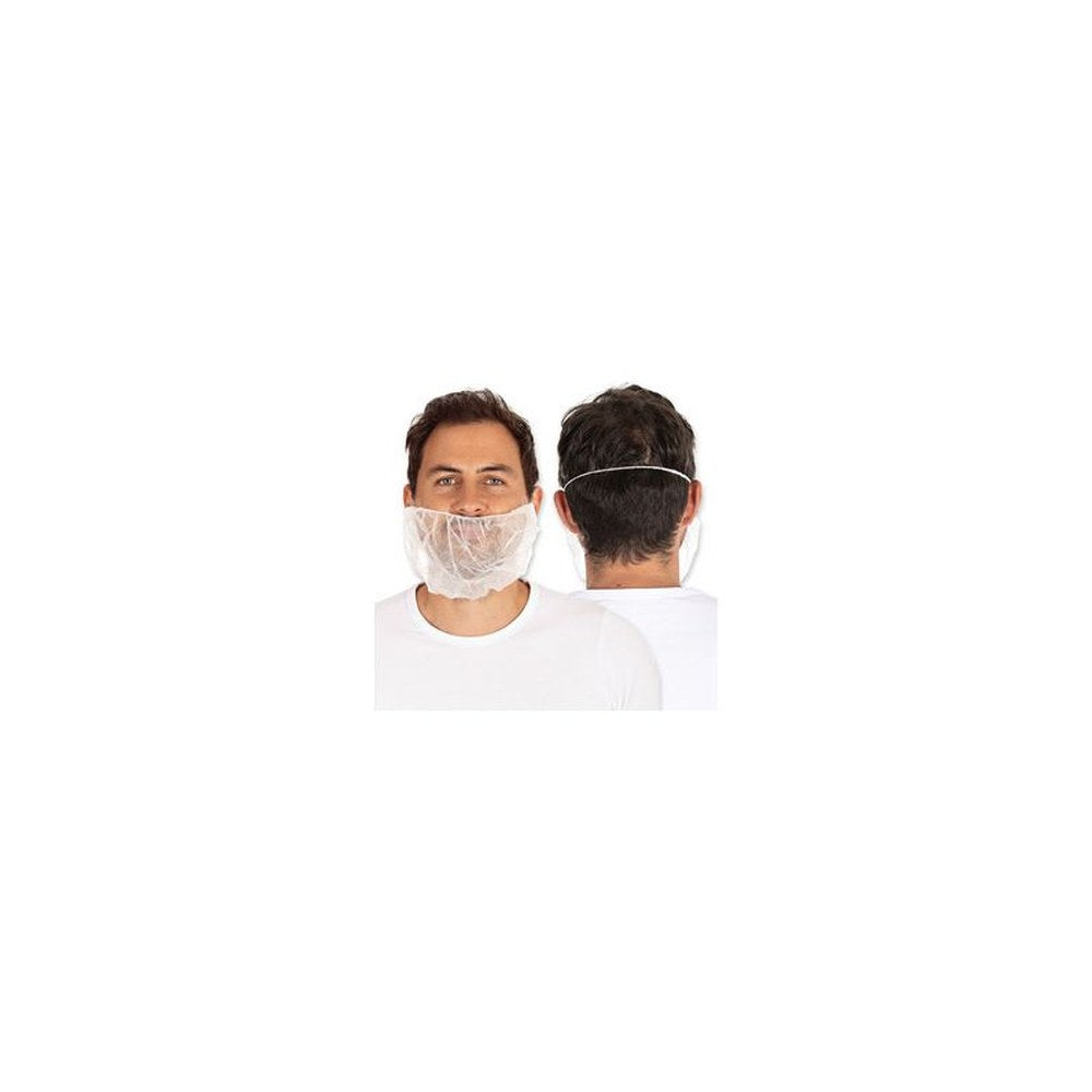 HYGOSTAR Couvre-barbe en PP non tissé, taille unique, bleu
