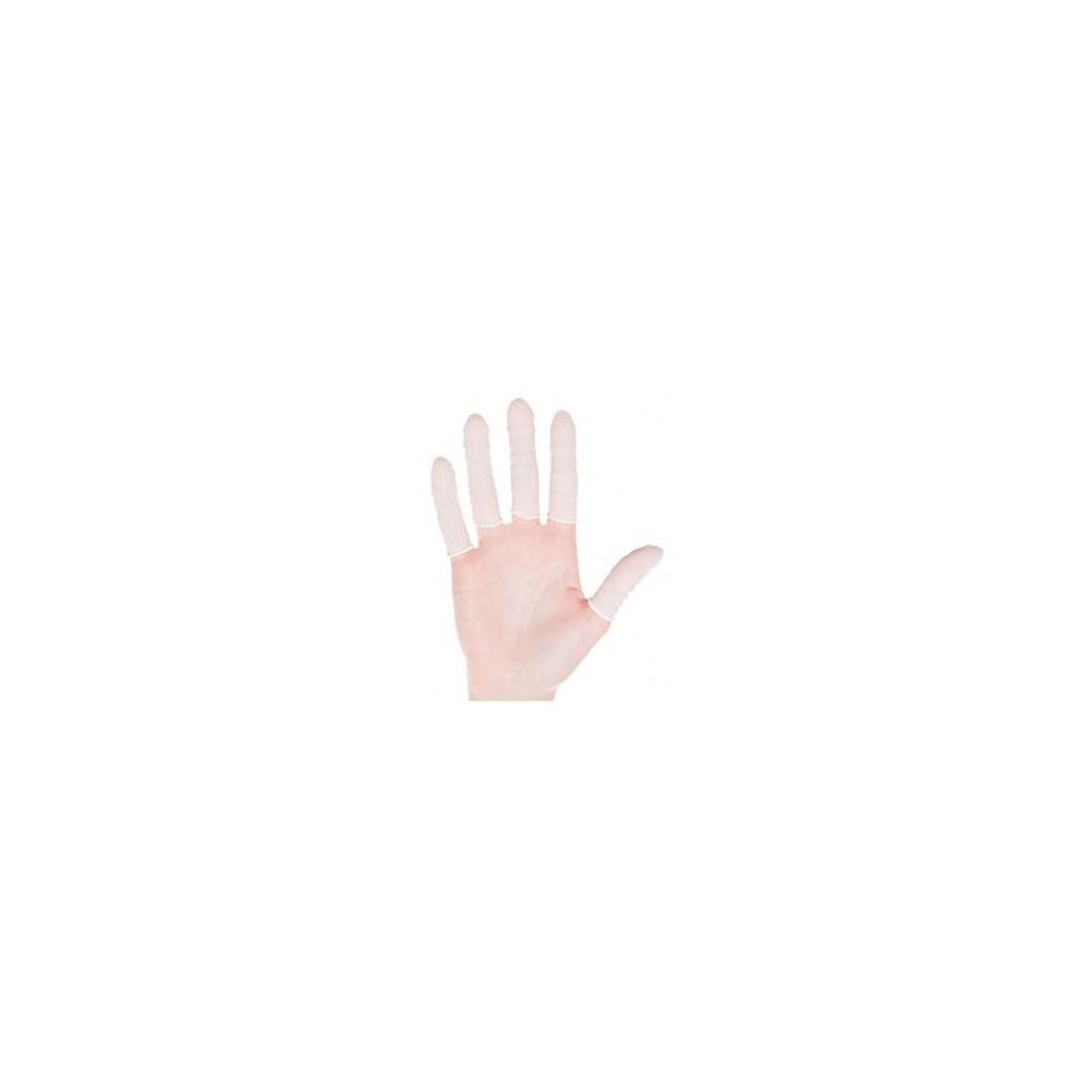 HYGOSTAR Doigtier nitrile, sans poudre, M, blanc