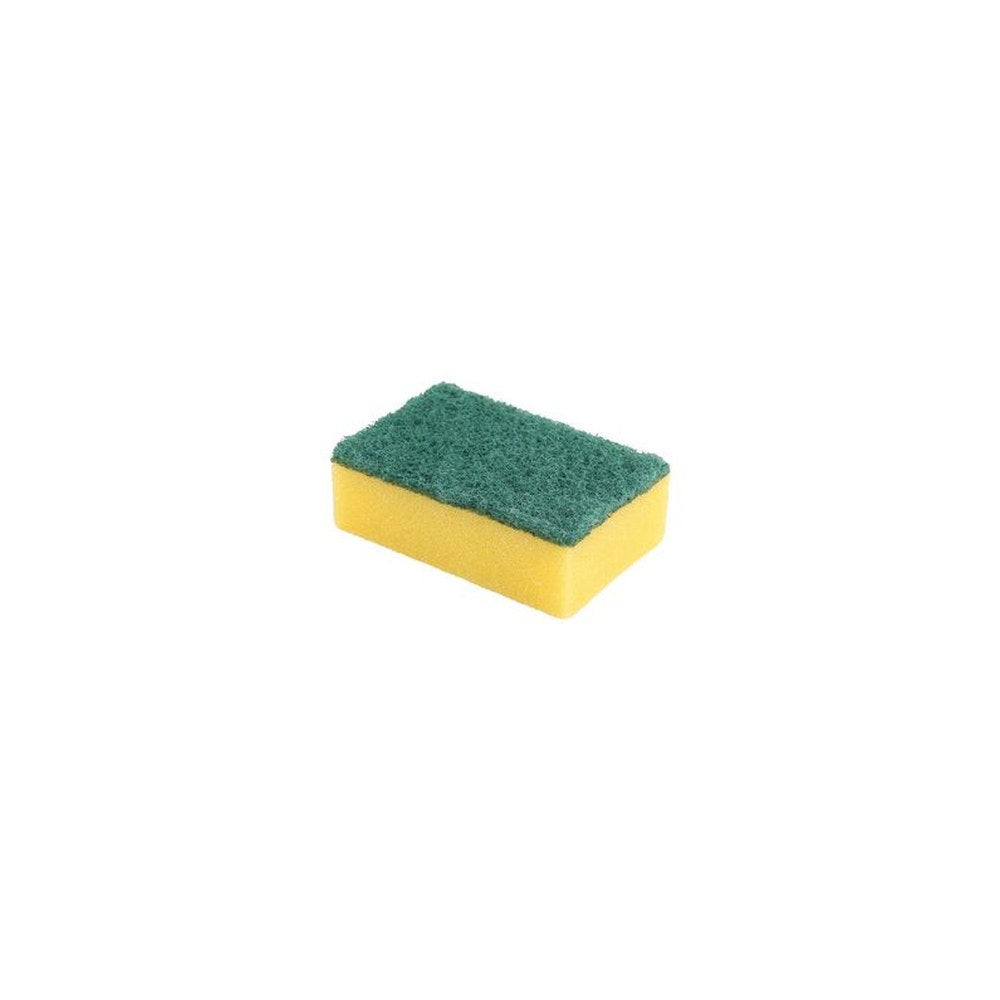 HYGOCLEAN Éponge, en mousse/non-tissé dur, jaune/vert x10