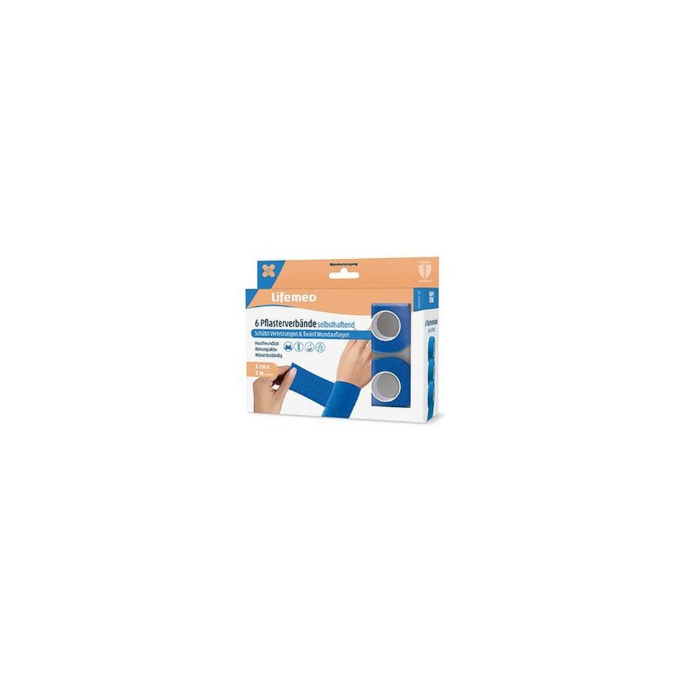PAPSTAR Pansement, auto-adhésif, 9 rouleaux, bleu