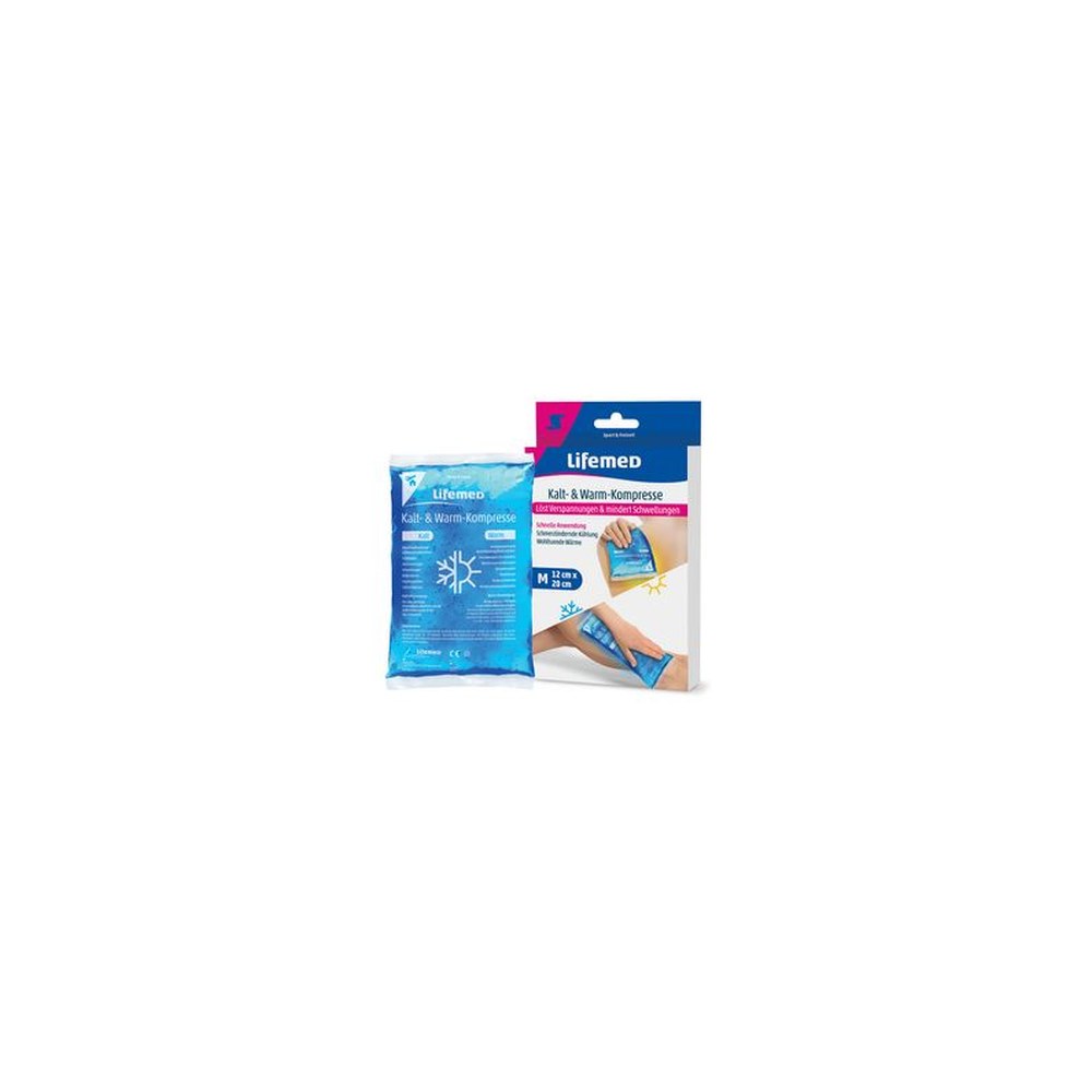 Lifemed Compresse chaud/froid, 200 x 120 mm, bleu
