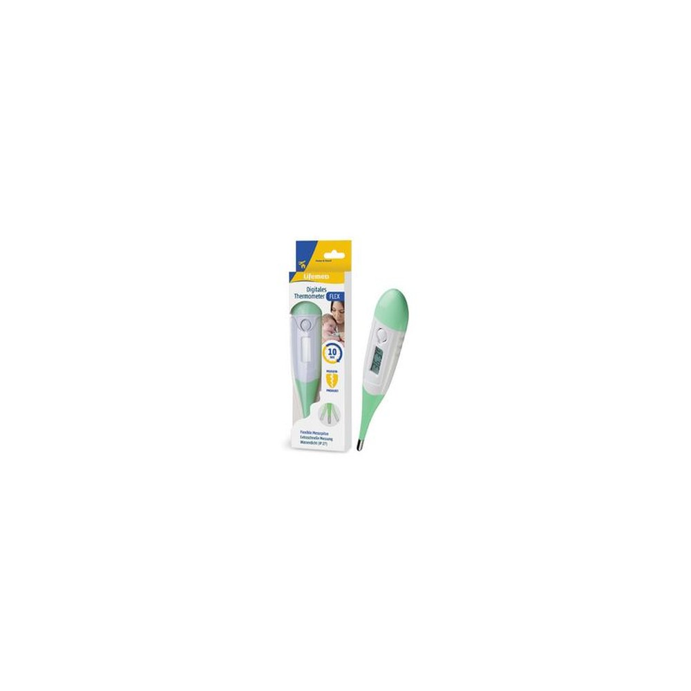 Lifemed Thermomètre "Flex", blanc/vert