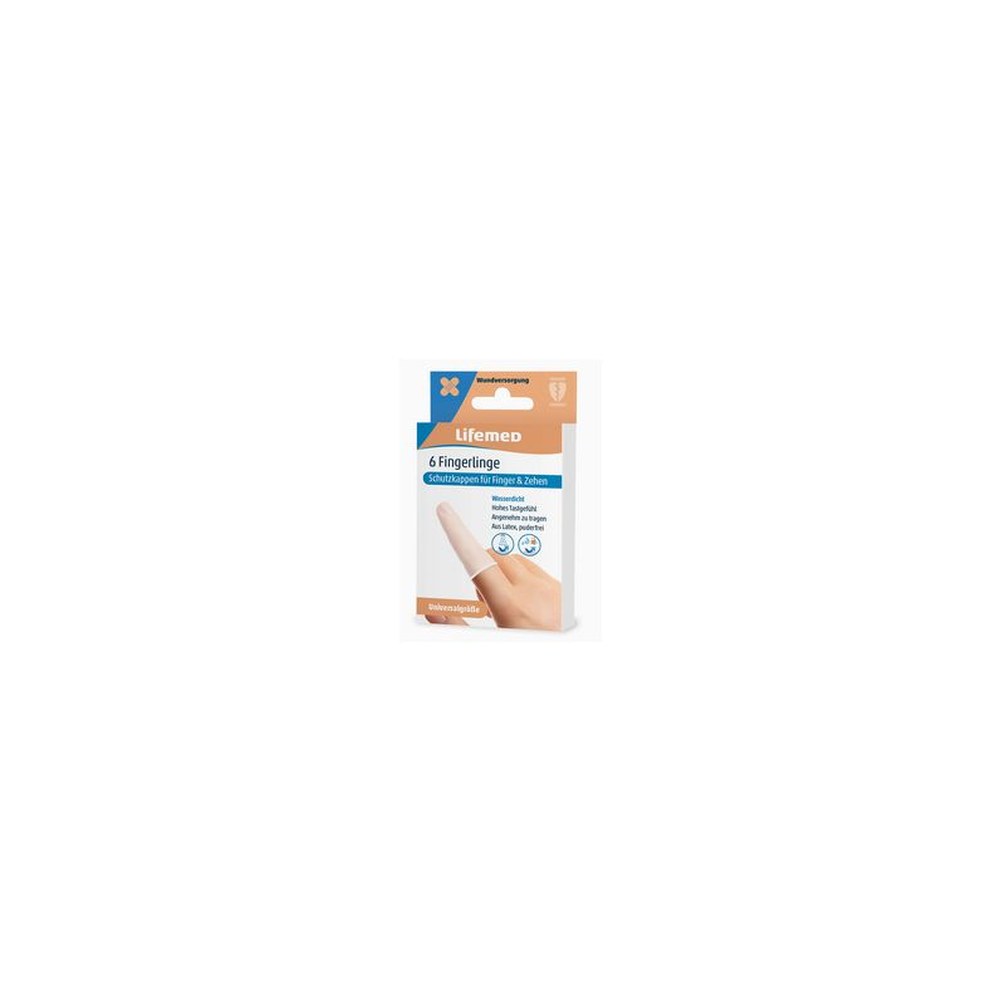 Lifemed Doigtier, taille unique, transparent