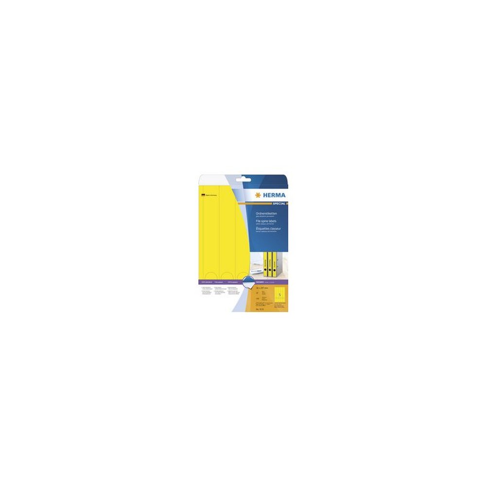 HERMA Etiquette dos de classeur SPECIAL, 38 x 297 mm, rouge