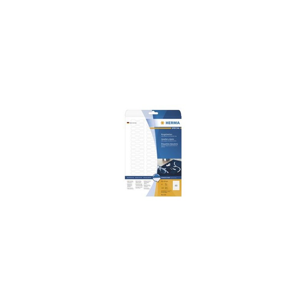 HERMA Etiquette bijouterie SPECIAL, 49 x 10 mm, blanc