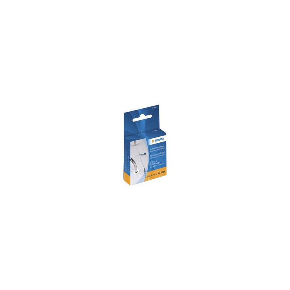 HERMA oeillet de renforcement, en plastique, transparent