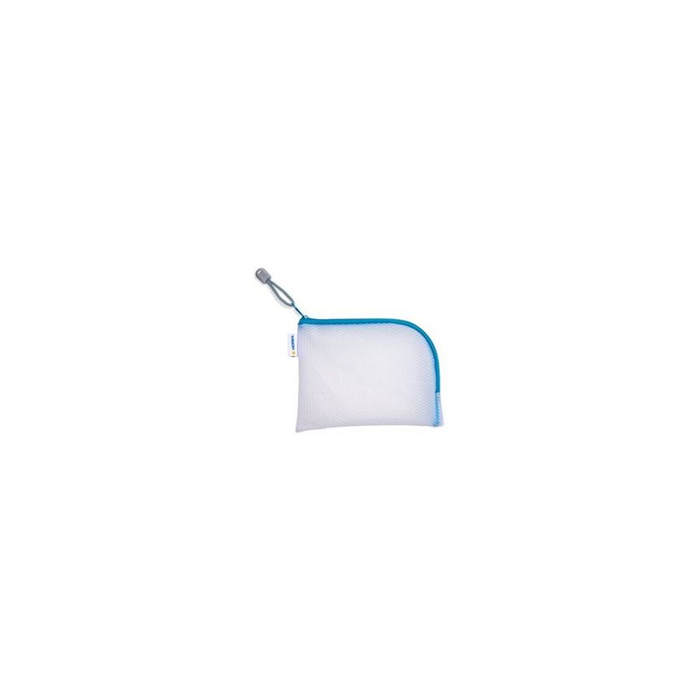 HERMA Pochette à fermeture à zip "Mesh Bags", A6, bleu
